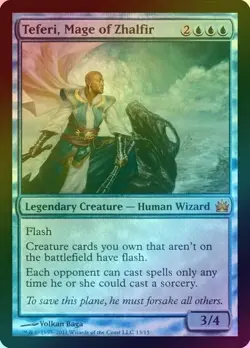 TEFERI, MAGE OF ZHALFIR (FOIL) (V11) From the Vault: Legends - MTG - LP - Image 1