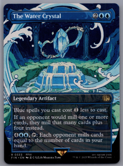The Water Crystal (Borderless): Final Fantasy - MTG - 333 - NM - Image 1