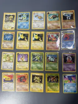 25 x Pokemon TCG Vintage 1st Edition fossil Holo Rare Vintage Poor Condition - Image 2