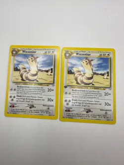 Pokemon Karte TCG Wiesenior 35/111 1. Neo Genesis no Holo Vintage Deutsch LP - Image 2