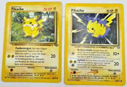 Pokemon Karte TCG Pikachu 60/64+70/111 Neo Genesis no Holo Vintage Deutsch LP - Image 1