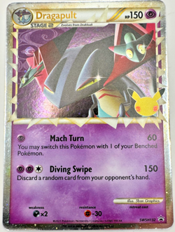 Pokemon Karte TCG Katapuldra SWSH132 Black Star Promo Holo Rare Englisch - Image 1