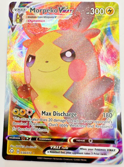 Pokemon Karte TCG Morpeko VMAX 038/072 Shining Fates Holo Rare Englisch NM - Image 1