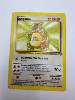 Pokemon Karte TCG Kangama 21/64 Dschungel no Holo Rare Vintage WOTC Deutsch LP - Image 2