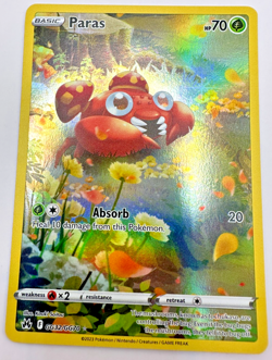 Pokemon Karte TCG Paras GG32/GG70 Zenit der Konige Holo Rare Englisch NM - Image 1