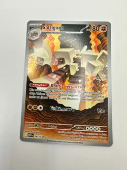 Pokemon Karte TCG Saltigant 147/132 Mega Entwicklungen FullHolo Rare Deutsch NM - Image 2