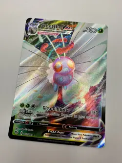 Pokemon Karte TCG Smettbo VMAX 002/189 Flammende Finsternis Holo Rare Deutsch NM - Image 2
