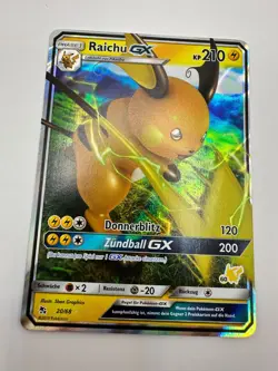 Pokemon Karte TCG Raichu EX 20/68 Verbrogenes Schicksal Holo Rare Deutsch NM - Image 2