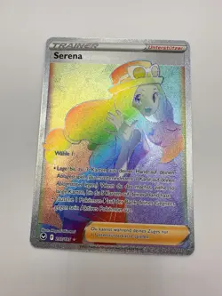 Pokemon Karte TCG Serena 207/195 Silberne Sturmwinde Holo Rare Deutsch NM - Image 2