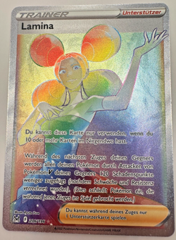 Pokemon Karte TCG Lamina 206/196 Verlorener Ursprung Holo Rare Deutsch NM - Image 1