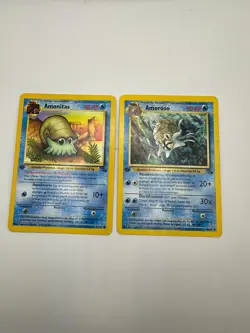 Pokemon Karte TCG Amoroso 40+52/62 1. Fossil No Holo Rare Vintage WOTC LP DE - Image 2