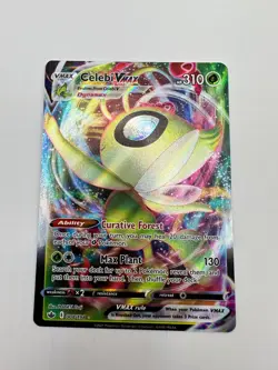 Pokemon Karte TCG Celebi VMAX 008/198 Chilling Reign Holo Rare Englisch NM - Image 2