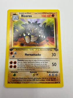 Pokemon Karte TCG Rizeros 45/62 1. Fossil No Holo Rare Vintage WOTC LP Deutsch - Image 2