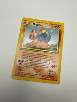 Pokemon Karte TCG Magcargo 33/64 Neo Revelations no Holo Rare Vintage Englisch - Image 2