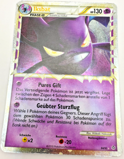 Pokemon Karte TCG Iksbat 84/95 Entfesselt Holo Fullart Rare GD Deutsch - Image 1