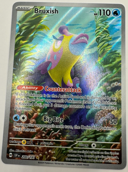 Pokemon Karte TCG Bruxish 200/191 Sturmische Funken Fullart Holo Englisch NM - Image 1