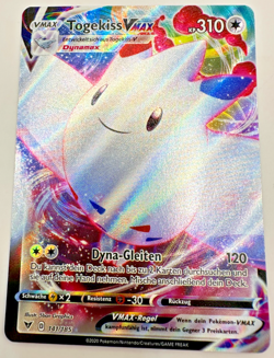Pokemon Karte TCG Togekiss VMAX 141/185 Farbenschock Holo Rare Deutsch NM - Image 1