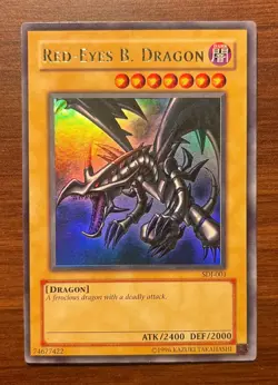 Red-Eyes Black Dragon | SDJ-001 | Ultra Rare | LP | YuGiOh - Image 1