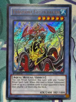 YuGiOh! TCG - Evigishki Gustkraken - Secret Rare - 1st Edition - HA06-EN046 - Image 1