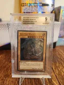 2013 Yugioh Blue Eyes White Dragon YSKR-EN001 Psa 9 - Image 2