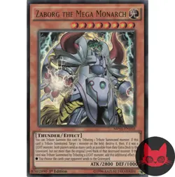 Yugioh Zaborg the Mega Monarch MP15-EN154 Ultra Rare 1st Edition NM - Image 1