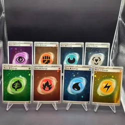 **Real HD** 151 HD Energy SVE Cosmos Holo Complete set of 8 Pokemon Cards - Image 1