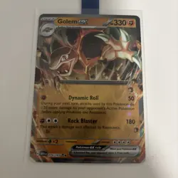 Golem ex 076/165 Scarlet & Violet 151 Holo Double Rare Pokemon TCG Card - Image 1