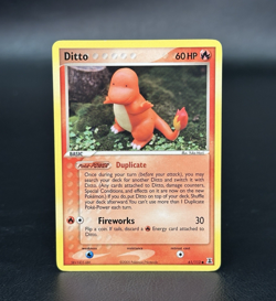 Pokemon Card TCG Ditto (Charmander) 61/113 Delta Species 2005 Regular non-holo - Image 1