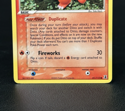 Pokemon Card TCG Ditto (Charmander) 61/113 Delta Species 2005 Regular non-holo - Image 3