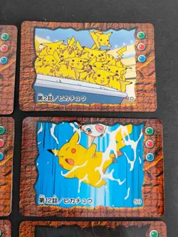 MP/HP Pikachu Ash Pokemon Movie Mini Card Bandai Japanese Nintendo lot set eb197 - Image 2