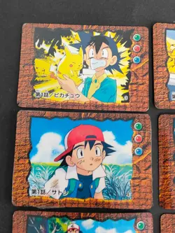 MP/HP Pikachu Ash Pokemon Movie Mini Card Bandai Japanese Nintendo lot set eb197 - Image 3