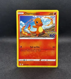 2022 Pokemon Go STAMPED Set Nintendo Card Charmander 8/78 Pokemon TCG - Image 1