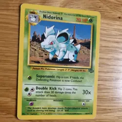 NIDORINA 40/64 POKEMON CARD (JUNGLE SET) - Image 3