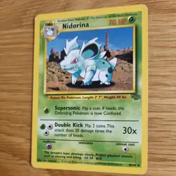 NIDORINA 40/64 POKEMON CARD (JUNGLE SET) - Image 4