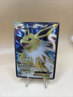 Jolteon EX Full Art 28a/83 Ultra Rare Holo Pokemon Card XY Generations MP - Image 1