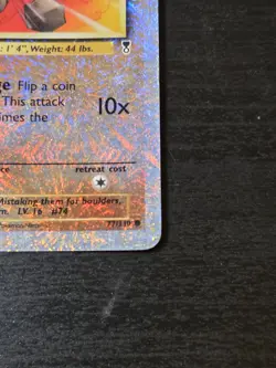 Pokemon TCG Geodude 77/110 Legendary Collection Reverse Holo Firework Card - Image 2