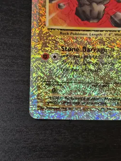 Pokemon TCG Geodude 77/110 Legendary Collection Reverse Holo Firework Card - Image 3