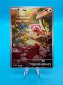 Pokemon Card Stufful 154/132 Illustration Rare Mega Evolution Base Set NM - Image 1
