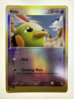Natu 69/100 EX Sandstorm Series Reverse Holo Pokemon Card 2003 - Image 1