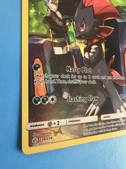 Pokemon TCG Weavile 238/236 Full Art Secret Rare Holo Card Cosmic Eclipse - Image 4