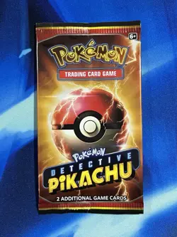 Detective Pikachu Booster Pack Lot X4 2 Card General Mills Pikachu Promo Nm M - Image 2