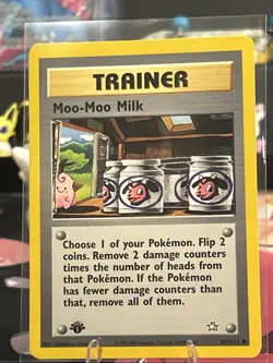 Pokemon Neo Genesis Moo-Moo Milk 101/111 Regular Card NM Condition - Image 1