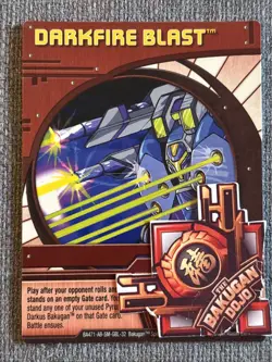 Bakugan:Battle Brawlers |Darkfire Blast ??Red Ability Card | 32/48i - Image 2