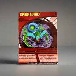 Bakugan:New Vestroia | Dark Wind ??Red Ability Card | 28/48n - Image 1