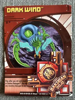 Bakugan:New Vestroia | Dark Wind ??Red Ability Card | 28/48n - Image 2