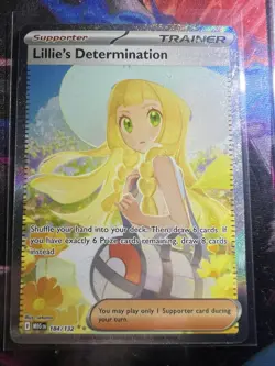 Lillies Determination 184/132 SIR Mega Evolution Pokemon Card Near Mint - Image 2