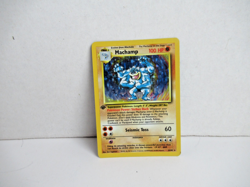 1st Edition Machamp 8/102 Holo Base Set Pokemon Card 1999 WOTC - Image 1