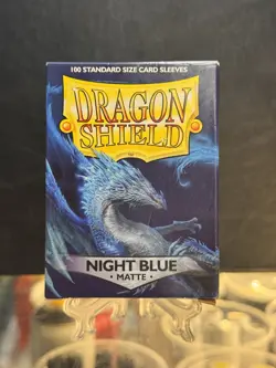 Dragon Shield Matte Standard Card Sleeves 63x88mm Night Blue BNIB - Image 1