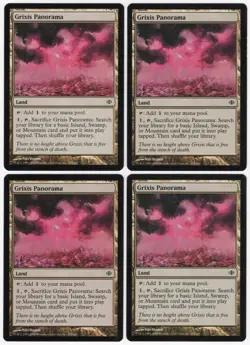 Grixis Panorama x4 4x 2008 Shards of Alara PLAYSET Colorless Land MTG NM AZ2 - Image 1