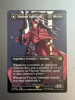 Vincent Valentine (Borderless) #383 (NM) Final Fantasy FIN Magic MTG - Image 1